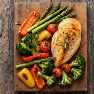 Oven-Baked-Chicken-Breast-with-Vegetables