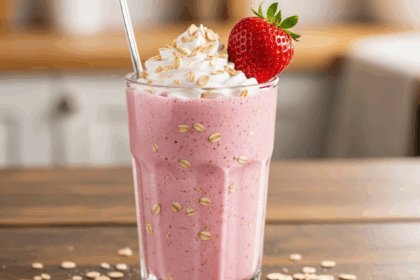 Strawberry-Oatmeal-Shake