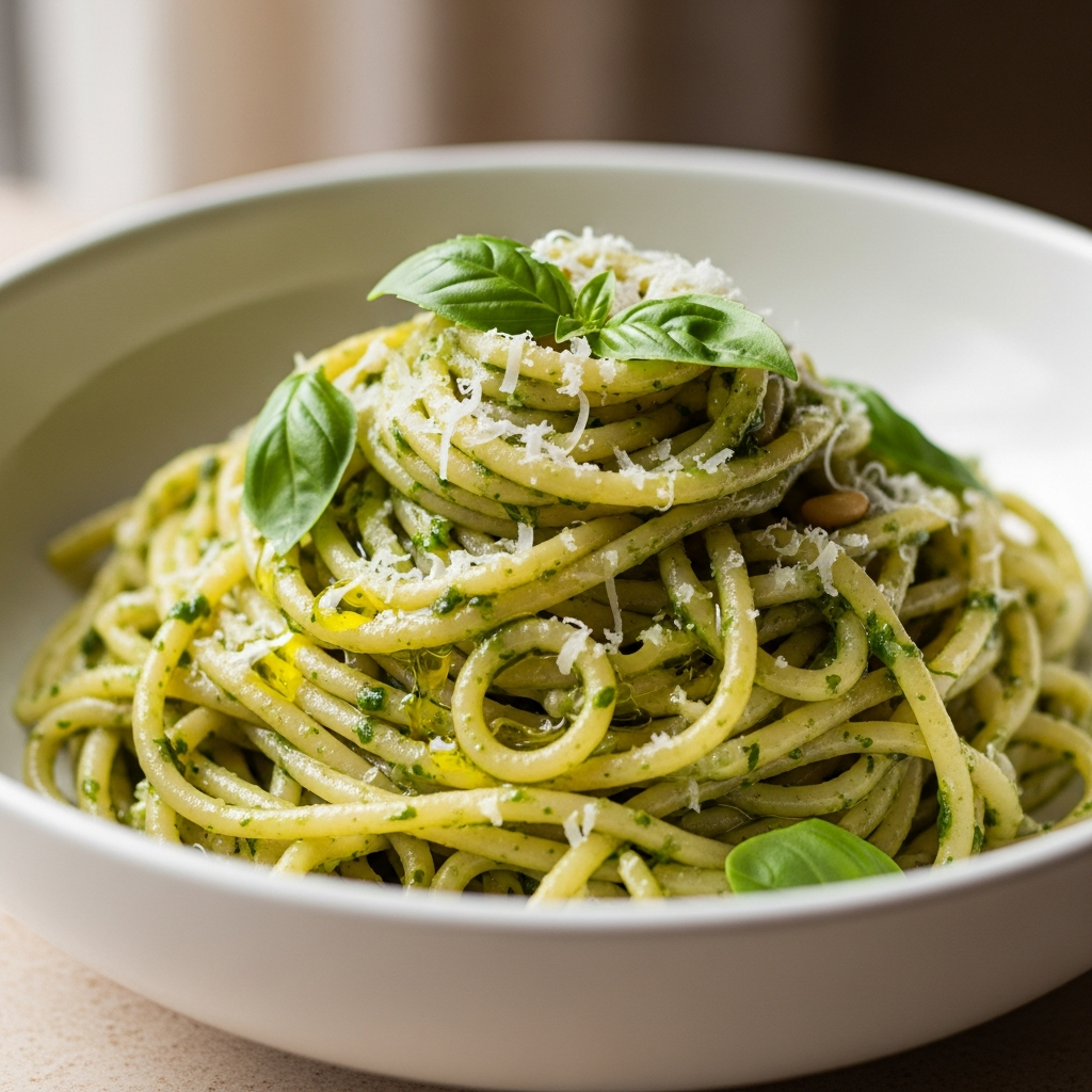 15-Minute Pesto Pasta