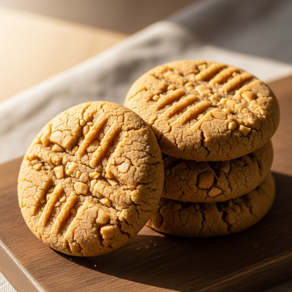 3-Ingredient Peanut Butter Cookies
