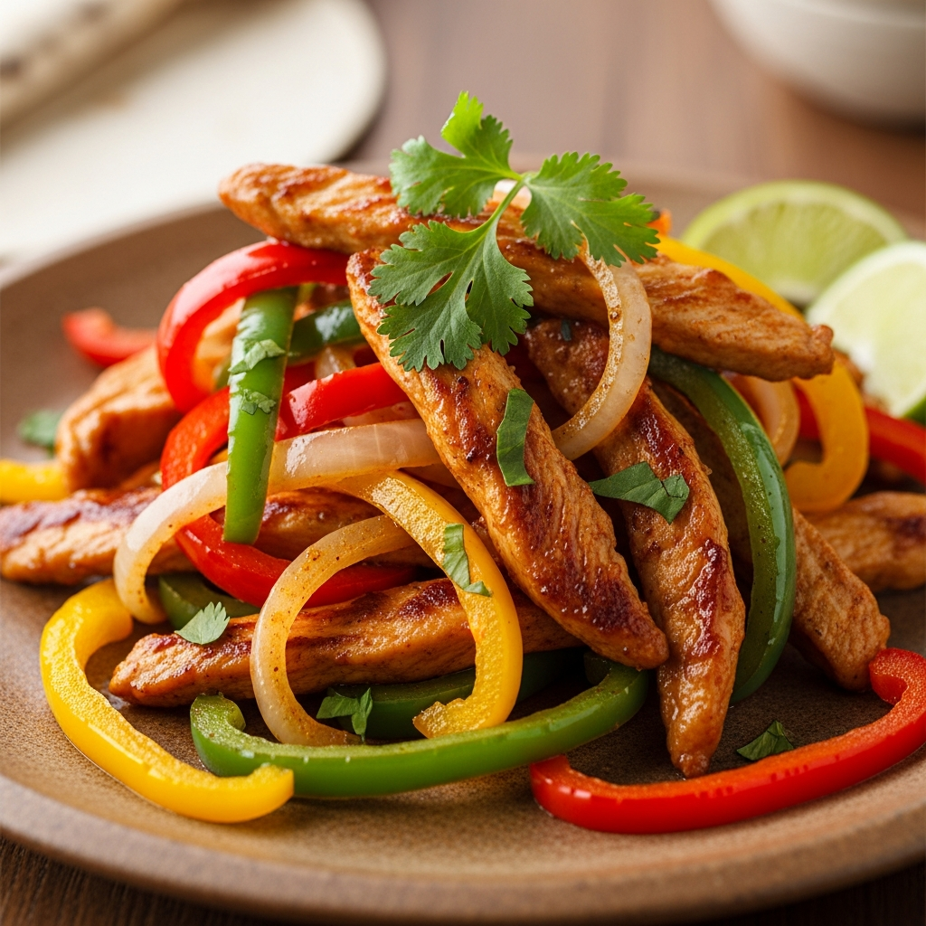 Air Fryer Chicken Fajitas