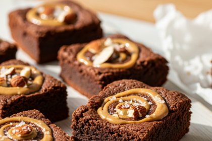 Almond Butter Protein Brownies