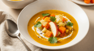 Apple, Carrot & Pumpkin Soup