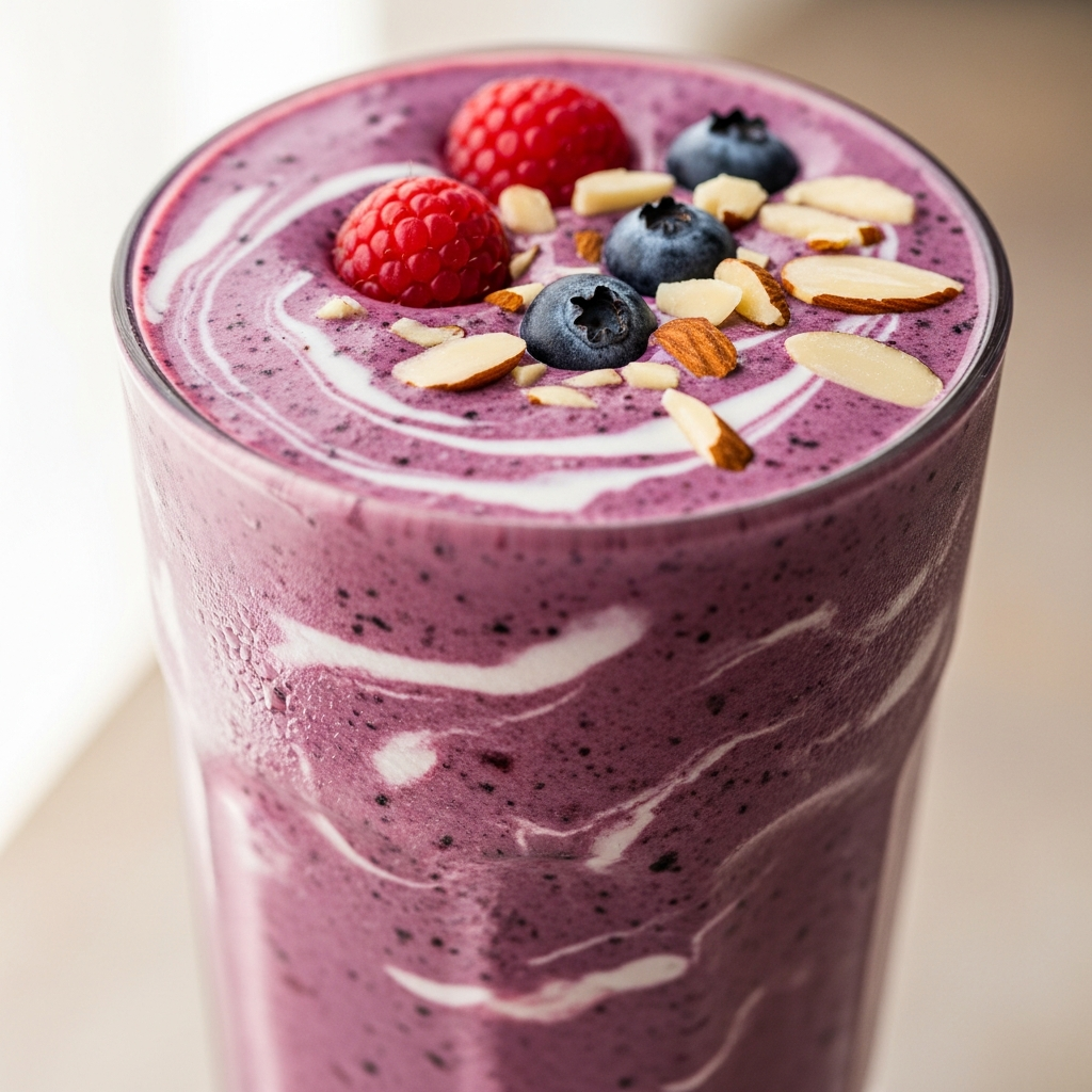 Berry Almond Milk Smoothie