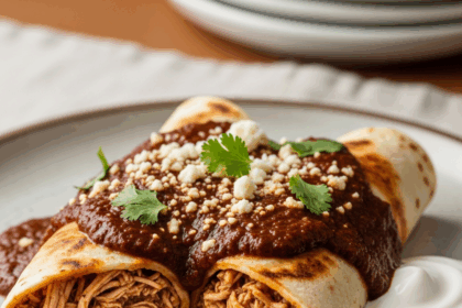 Chicken Mole Enchiladas