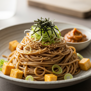 Chilled Miso Soba Noodles