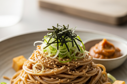 Chilled Miso Soba Noodles