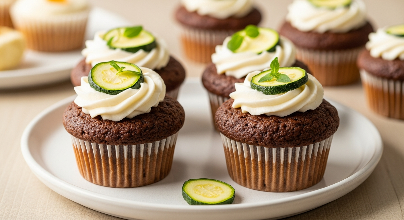 Chocolate Zucchini Muffins