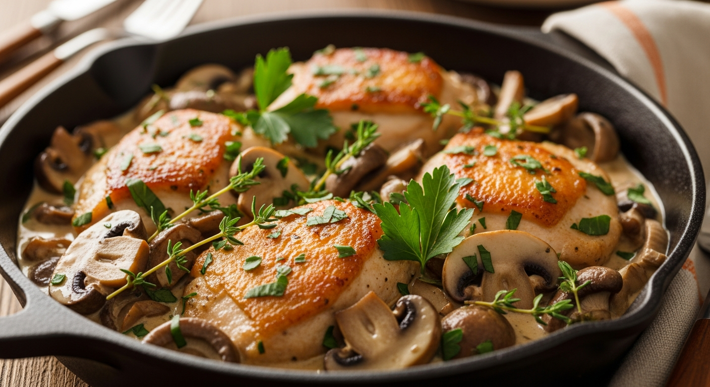 Creamy Mushroom Chicken