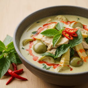 Green Curry with Coconut Milk