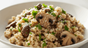 Keto Mushroom & Cauliflower Risotto