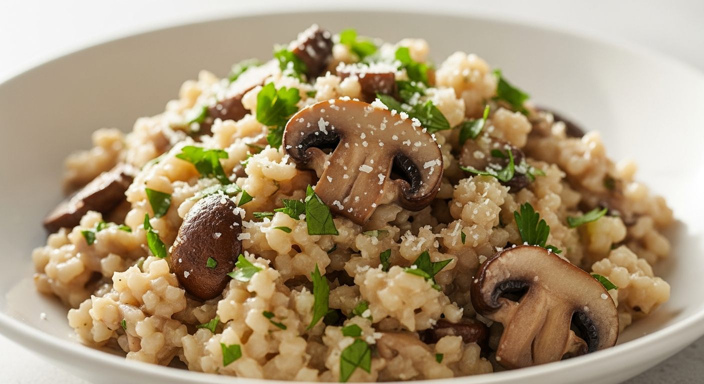 Keto Mushroom & Cauliflower Risotto