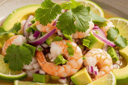 Lime & Cilantro Shrimp Ceviche