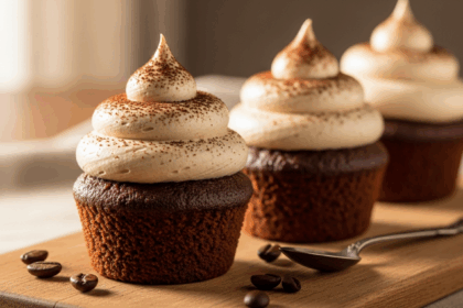 Mocha Cupcakes with Espresso Frosting