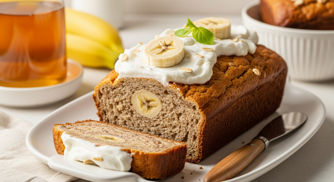 Oat Flour Banana Bread