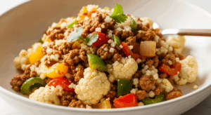 Paleo Mexican Cauliflower Rice