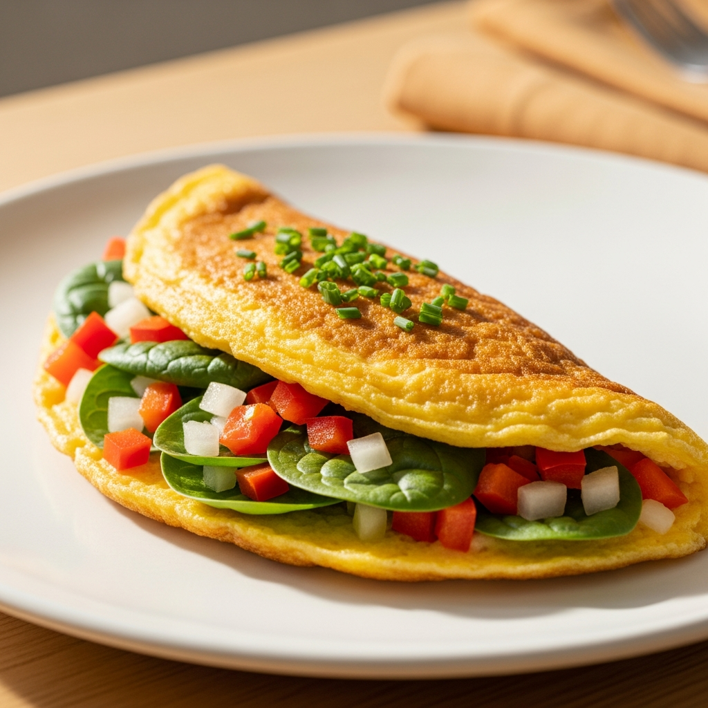 Simple Veggie Omelette