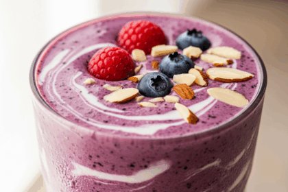 Berry Almond Milk Smoothie