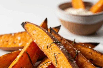 Crispy Roasted Sweet Potato Wedges