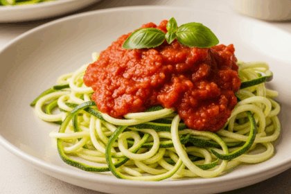 Zucchini Noodles with Marinara