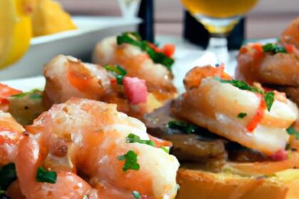 Savory Garlic Shrimp Tapas: Perfect Bread Side Delight