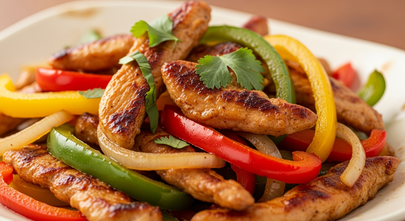 Air Fryer Chicken Fajitas