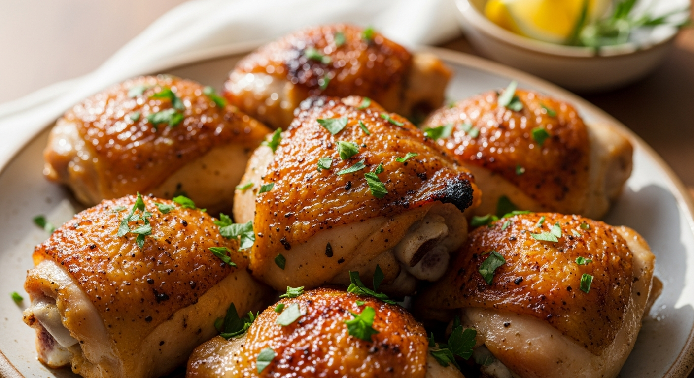 Baked Boneless Skinless Chicken Thighs