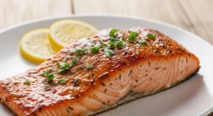 Baked Maple Dijon Salmon