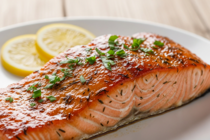 Baked Maple Dijon Salmon