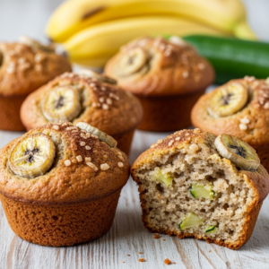 Banana Zucchini Muffins