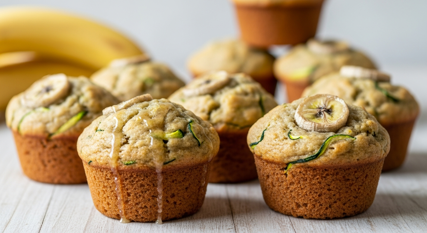 Banana Zucchini Muffins