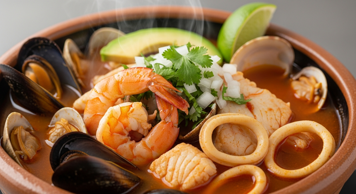 Caldo de Mariscos