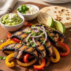 Chili Lime Portobello Fajitas