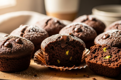 Chocolate Zucchini Muffins