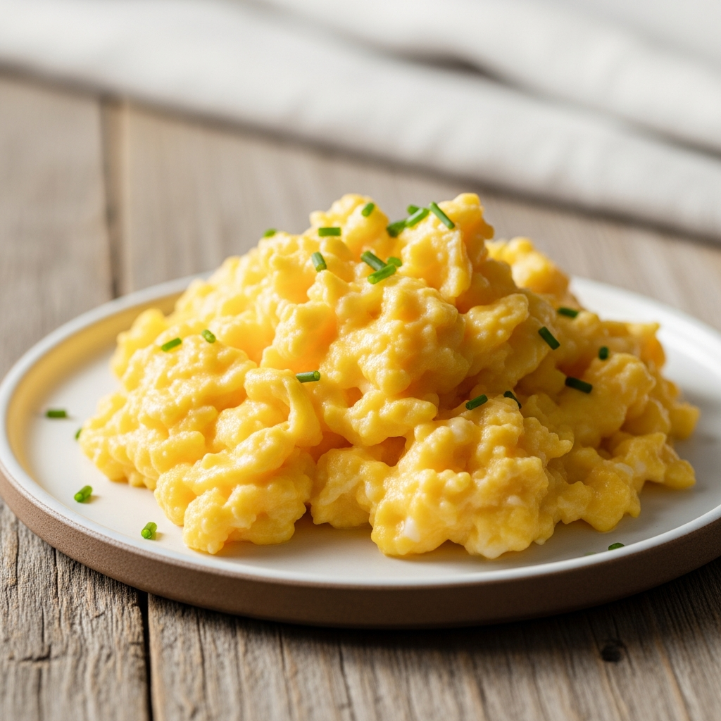 Fluffy Keto Scrambled Eggs