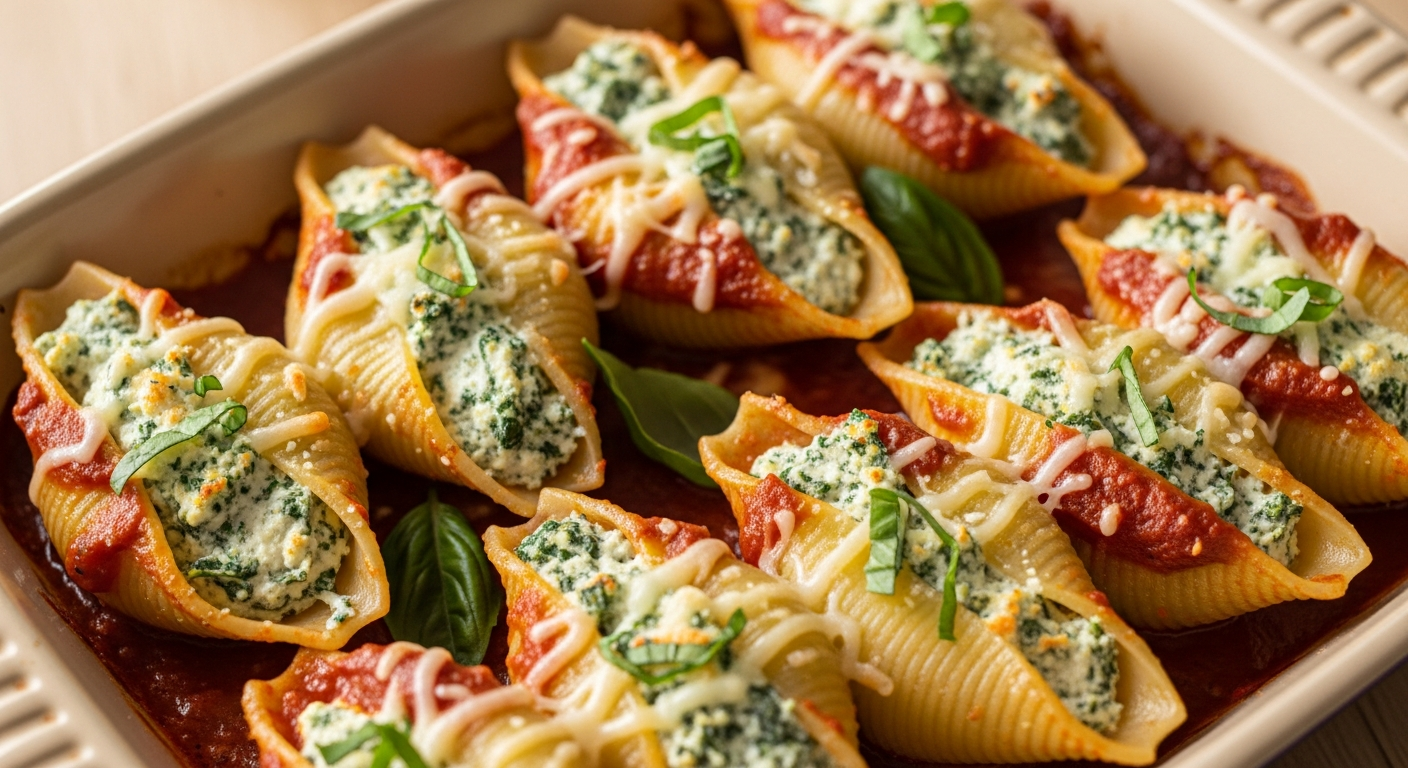 One-Pot Spinach & Ricotta Shells