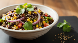 Quinoa Salad with Beans & Cilantro