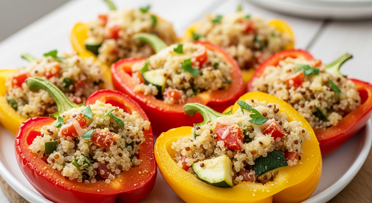 Quinoa Stuffed Bell Peppers
