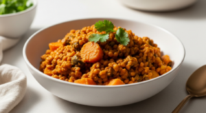 Slow Cooker Lentil & Sweet Potato Curry
