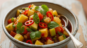 Spicy Fruit & Herb Chutney