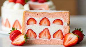 Strawberry Chiffon Cake