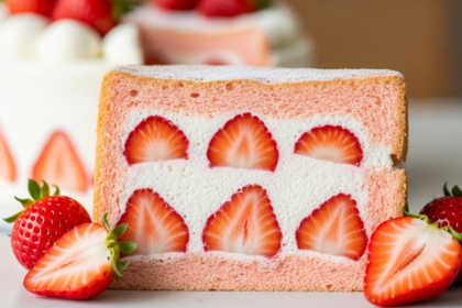 Strawberry Chiffon Cake