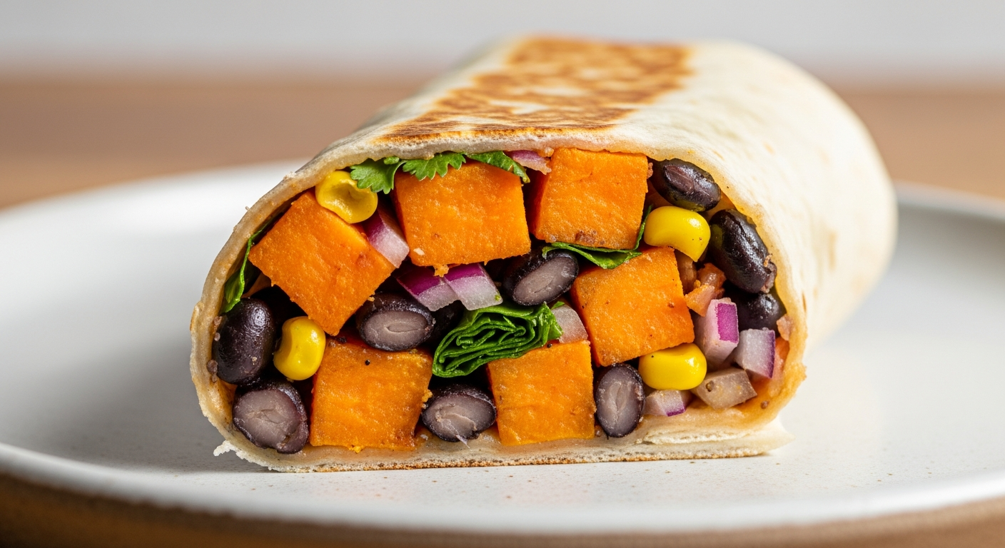 Sweet Potato & Black Bean Burritos