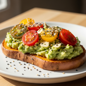 Sweet Potato Toast with Avocado