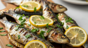 Zesty Grilled Sardines