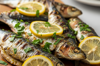 Zesty Grilled Sardines