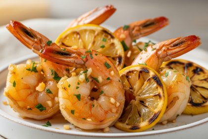 5-Ingredient Lemon Garlic Shrimp