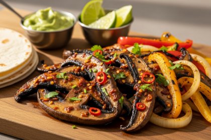 Chili Lime Portobello Fajitas