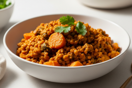 Slow Cooker Lentil & Sweet Potato Curry