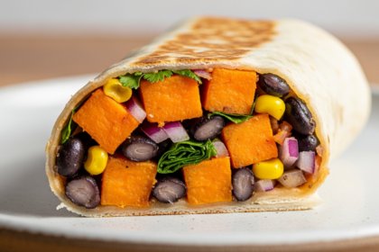 Sweet Potato & Black Bean Burritos